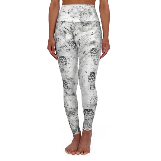 “Boots on the Ground” Pink High-Waist Yoga Leggings | Mafia Line Dancers